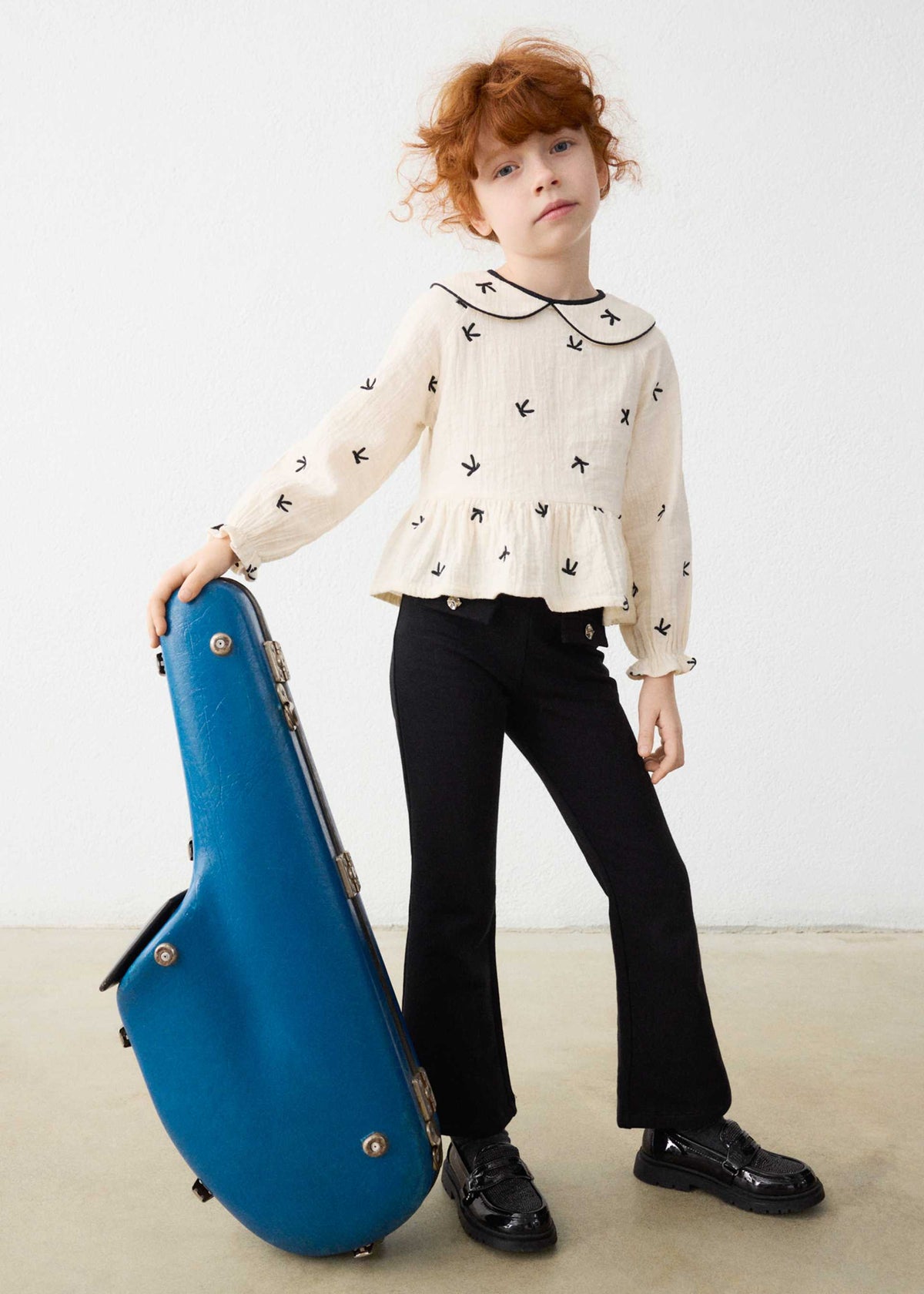 Girls' flared leggings