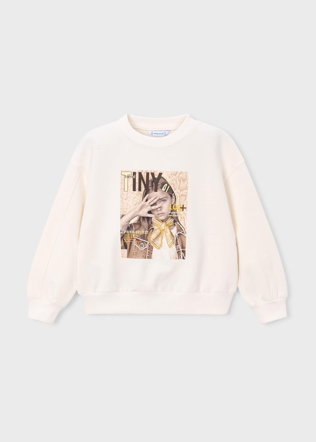 Girls' graphic sweatshirt
