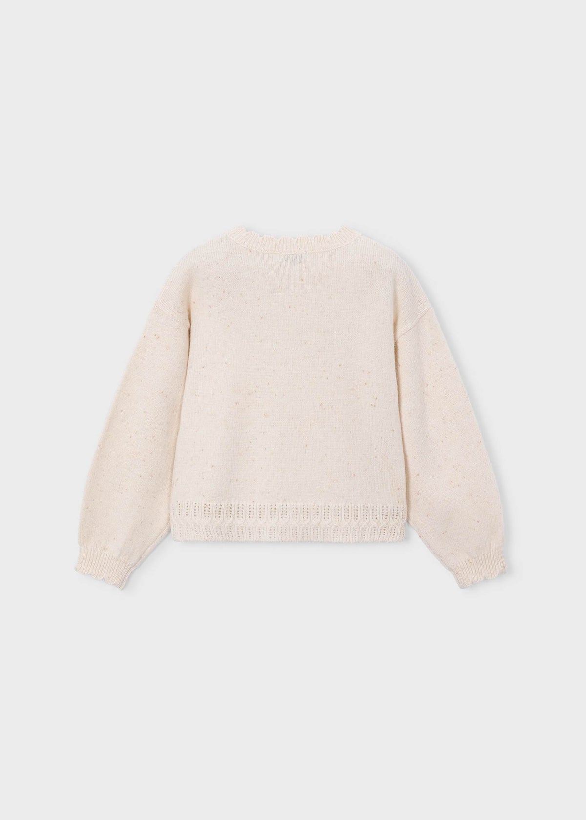 Girls' intarsia jumper