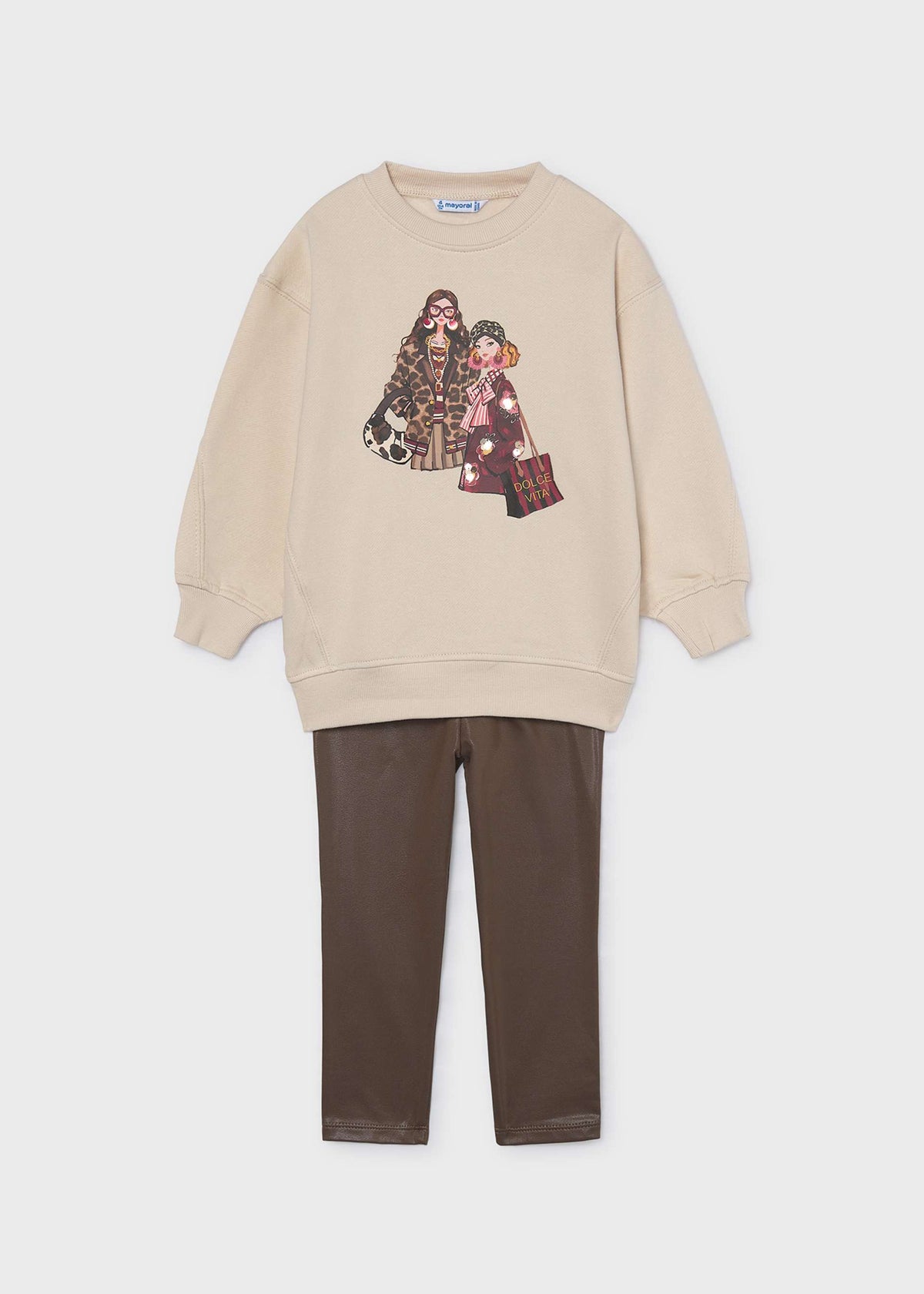 Set aus Leggings und Sweatshirt für Mädchen
