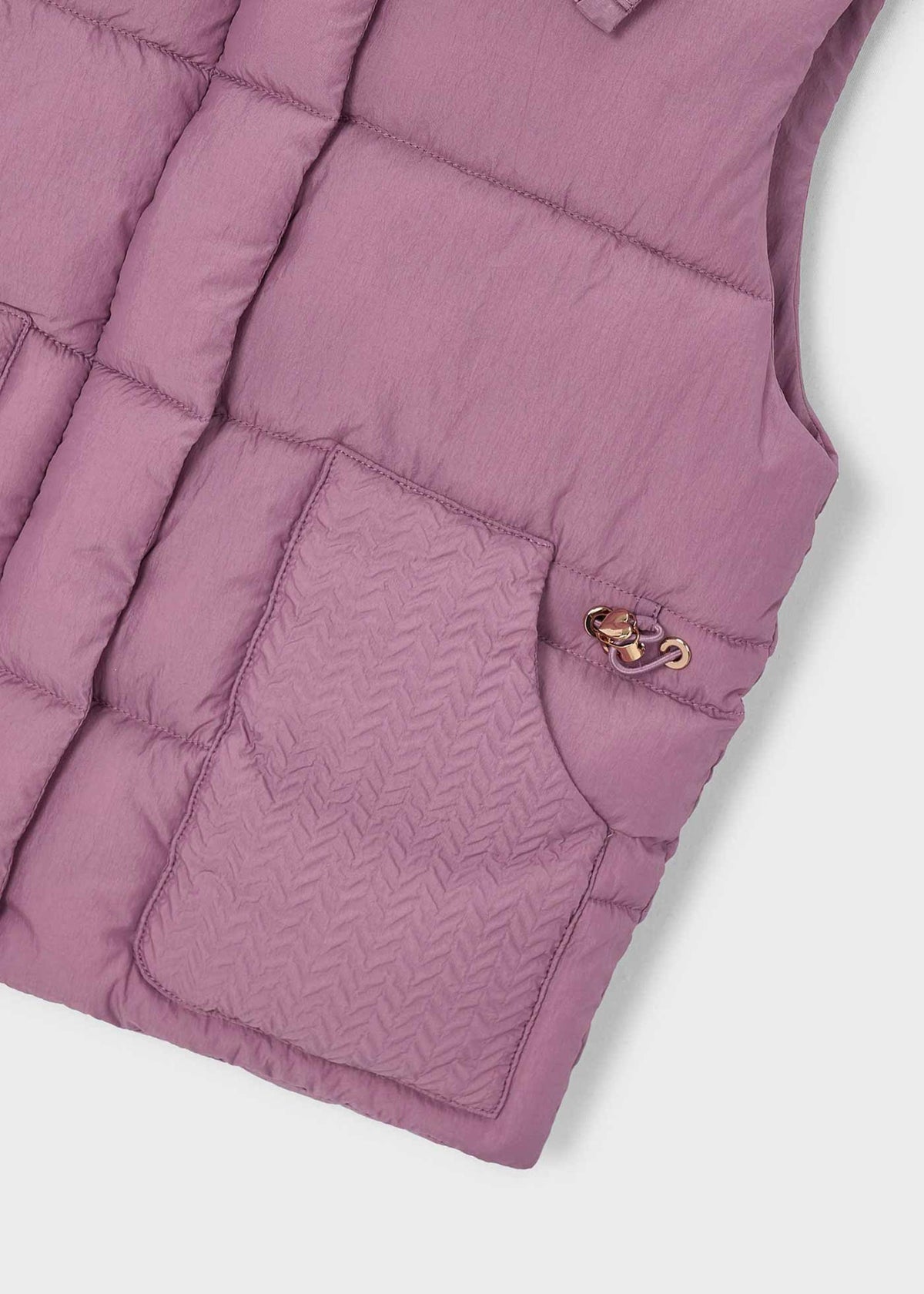 Girls' padded waistcoat