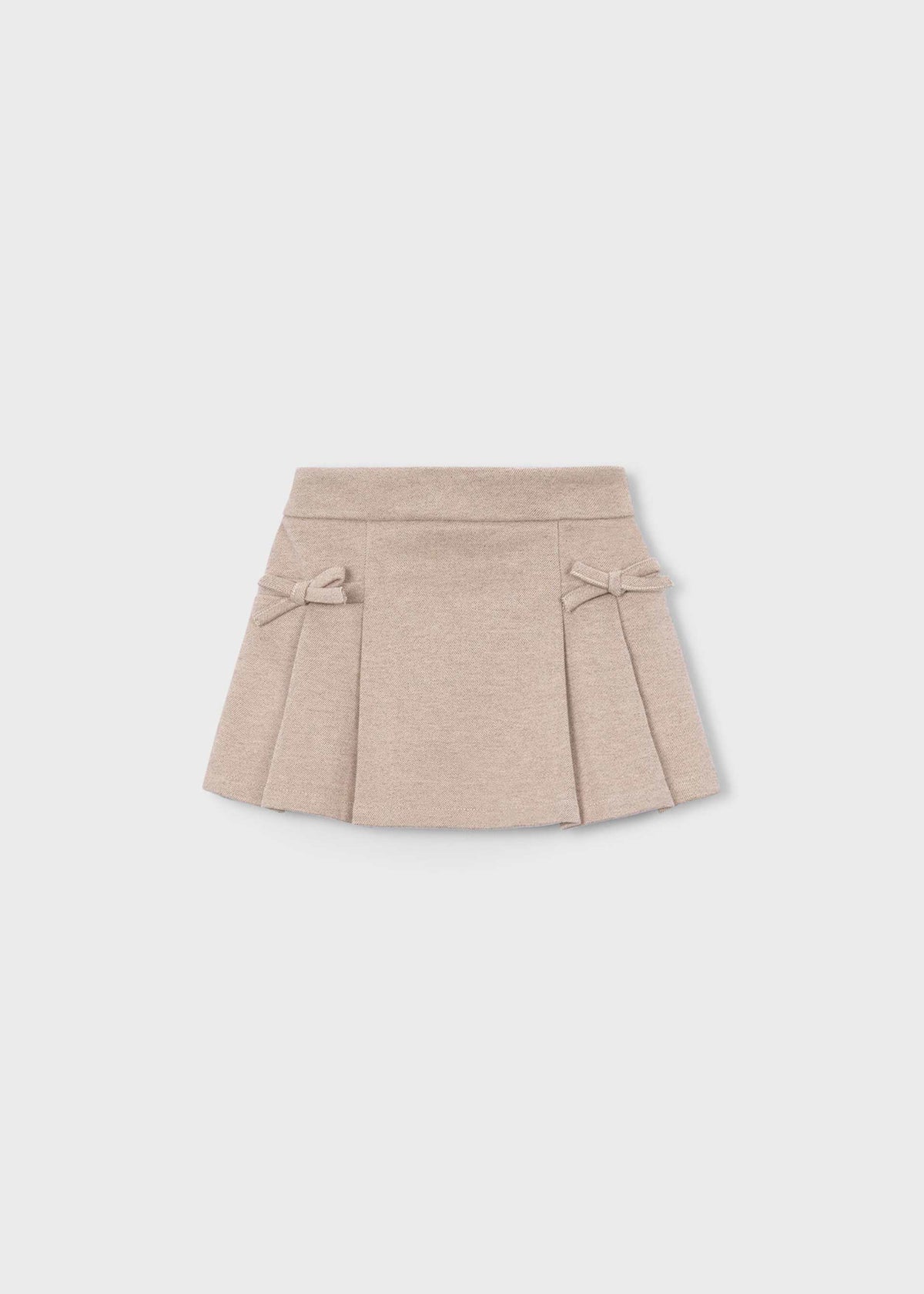 Plissierter Strickrock für Mädchen
