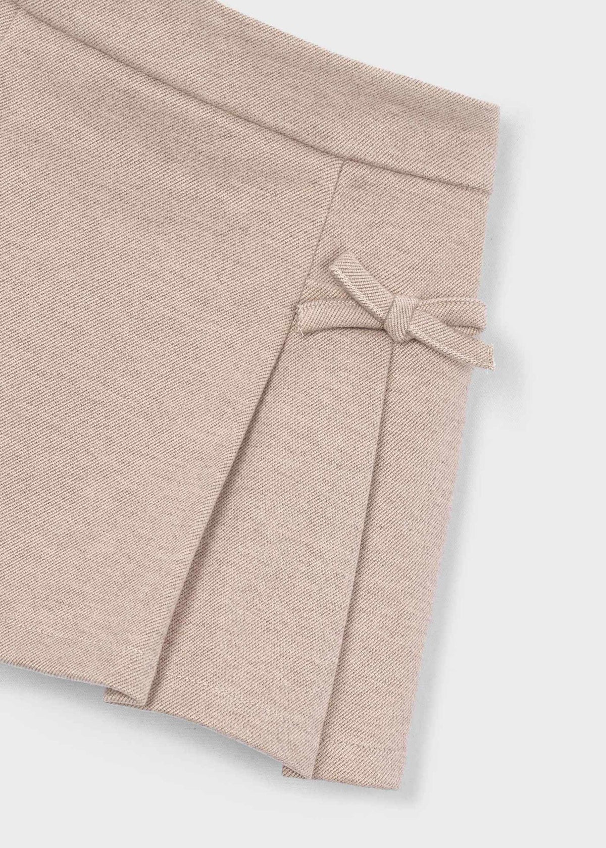 Plissierter Strickrock für Mädchen
