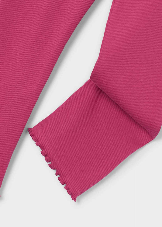 Gerippte Schlagleggings für Mädchen