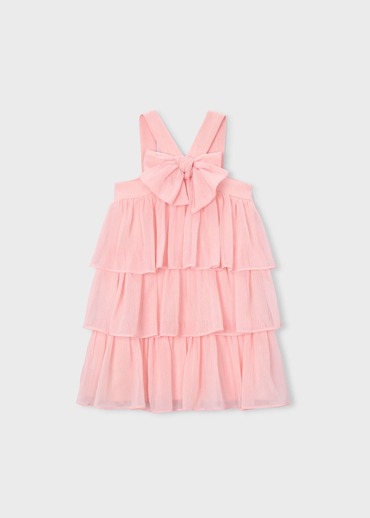 Girl's ruffled bambula dress