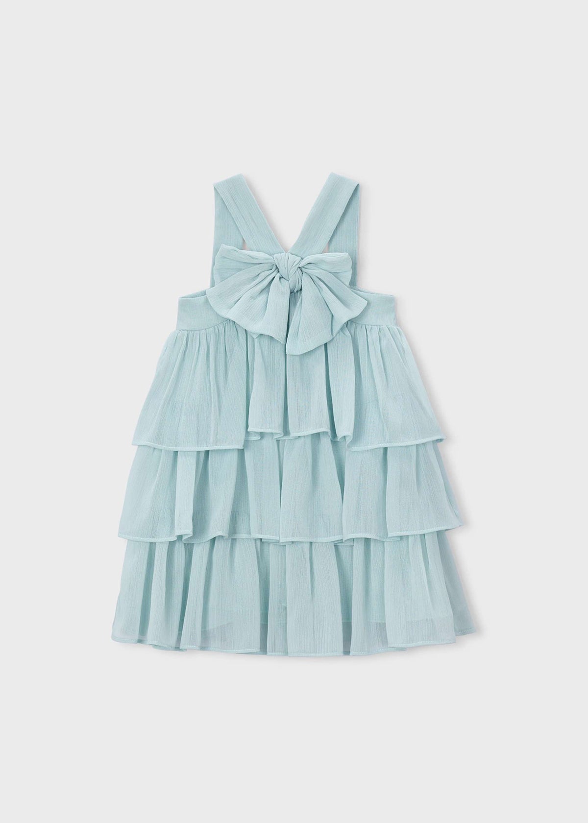 Girl's ruffled bambula dress