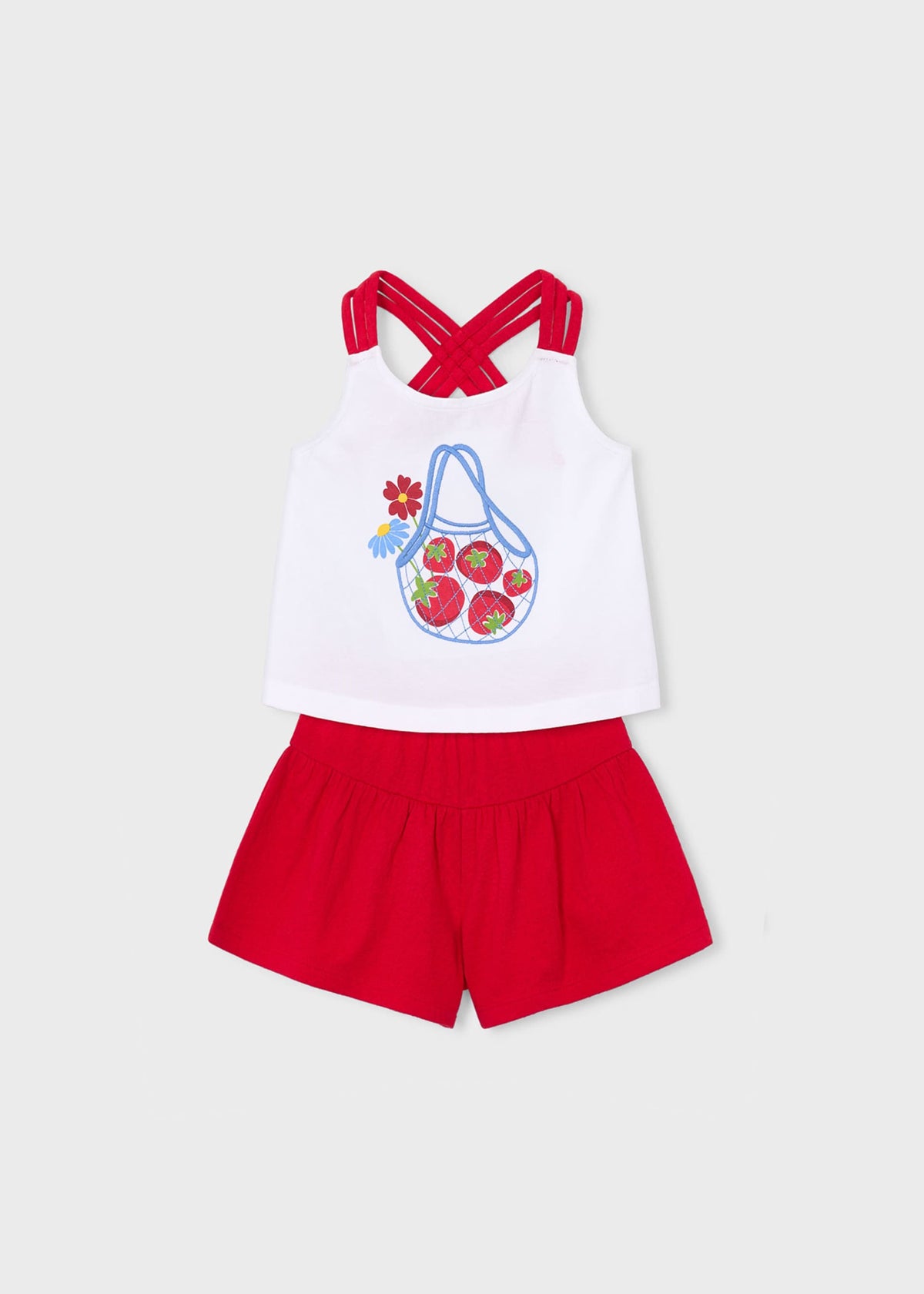 Girls' shorts and T-shirt set