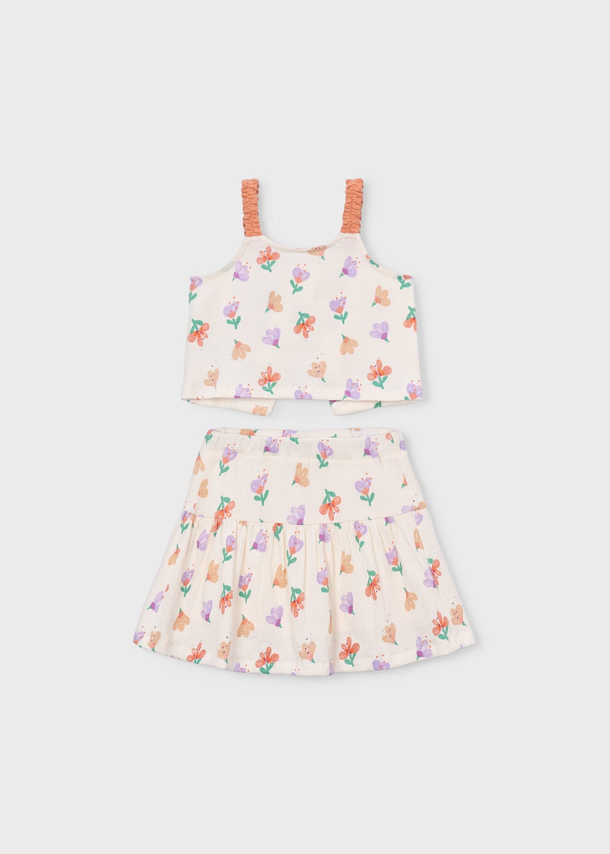 Girls' skirt and top set