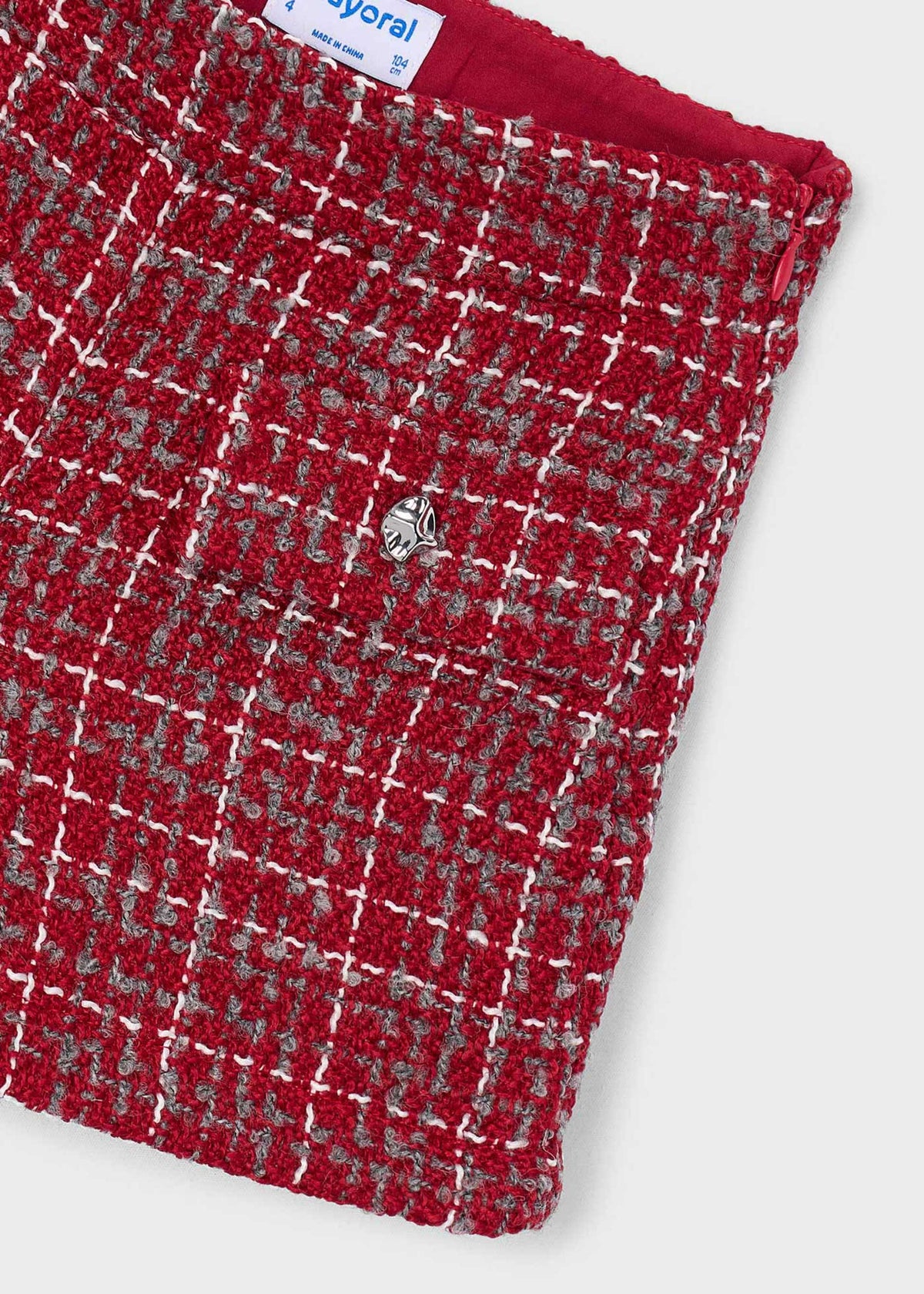 Bermudashorts aus Tweed für Mädchen