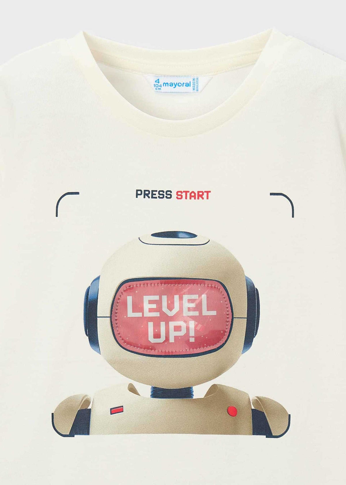 Interaktives Roboter-T-Shirt für Jungen