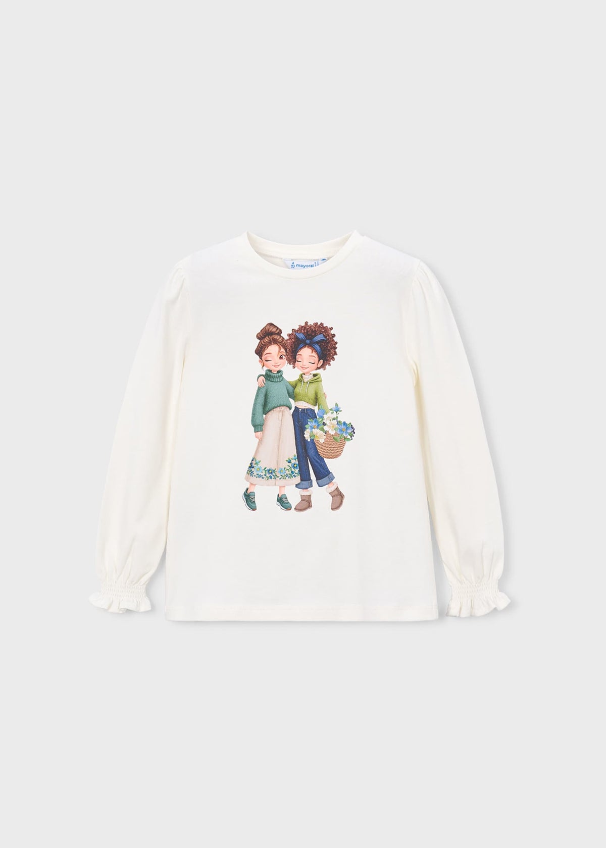 Long-sleeved T-shirt for girls