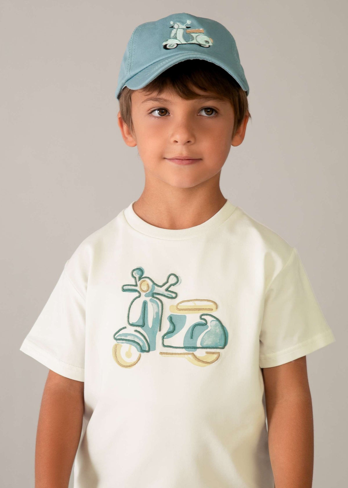 Motorrad-T-Shirt für Jungen