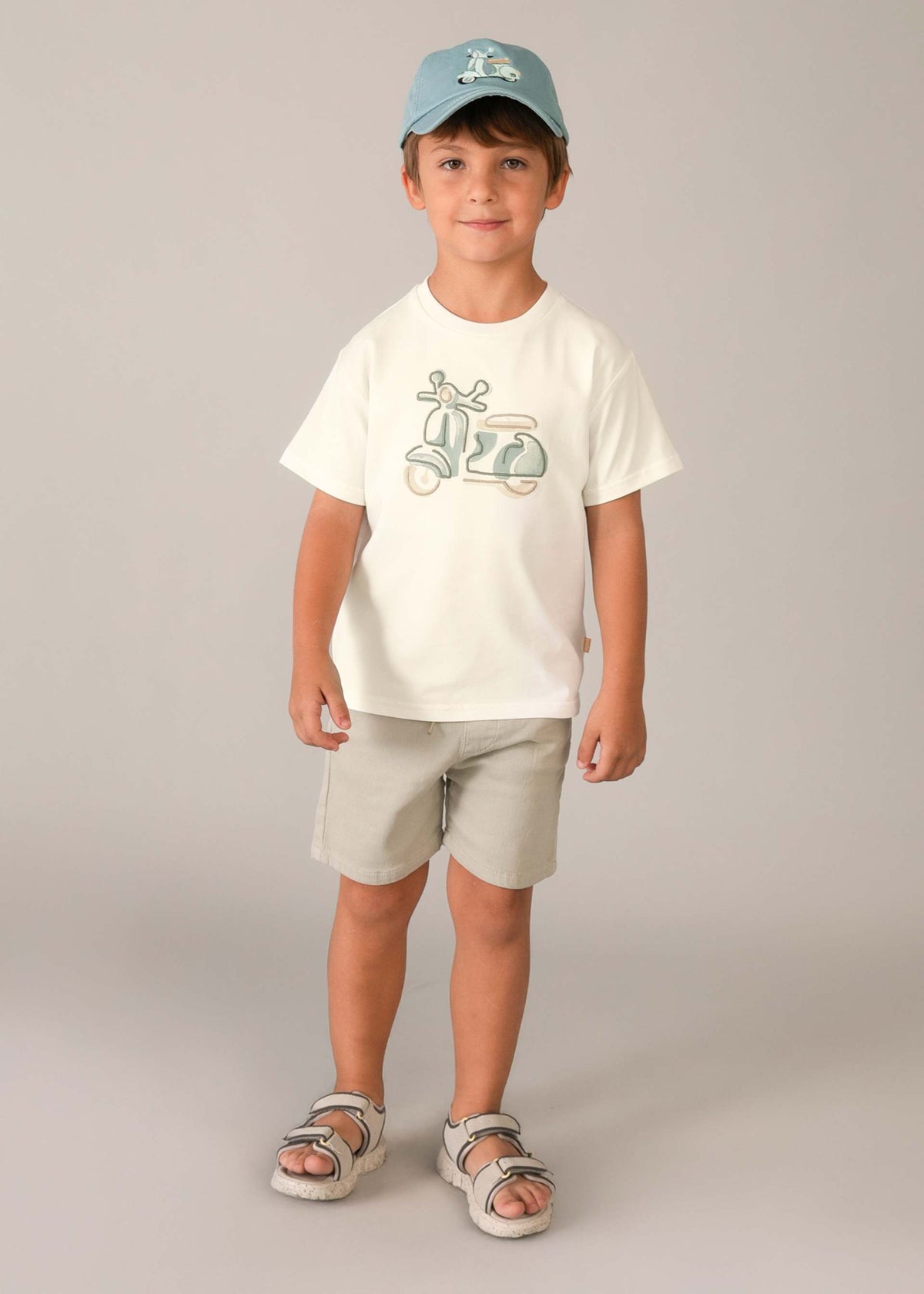 Motorrad-T-Shirt für Jungen