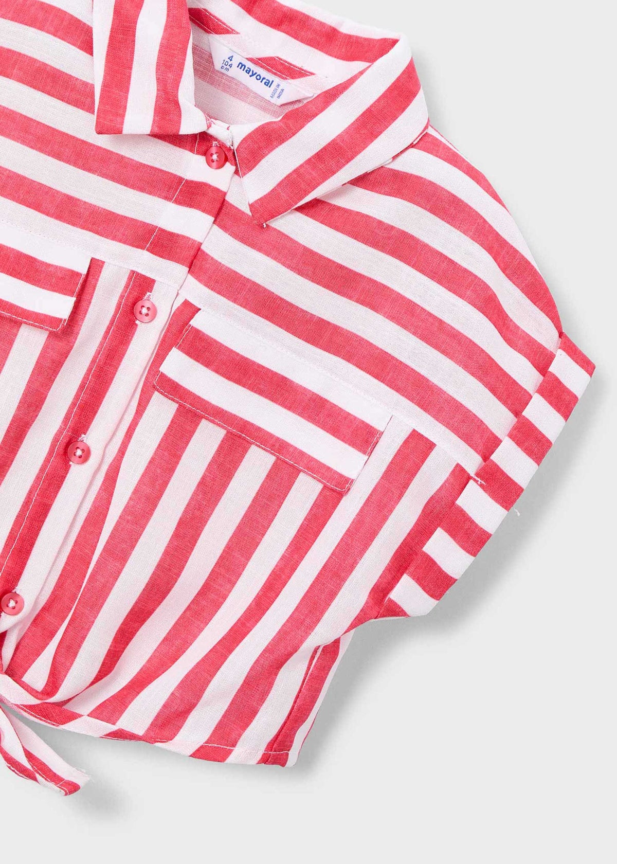 Mädchenbluse mit Druck und Oberteil