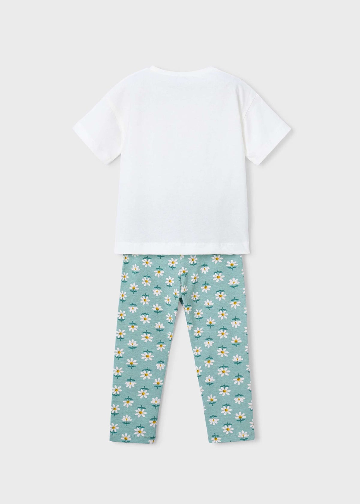 Set aus bedruckten Leggings und T-Shirt für Mädchen