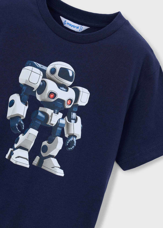 Roboter-T-Shirt für Jungen