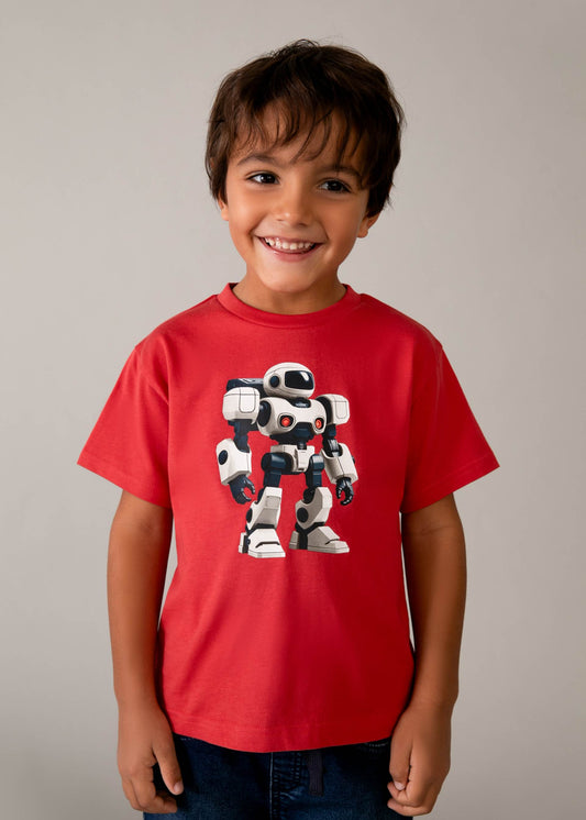 Roboter-T-Shirt für Jungen