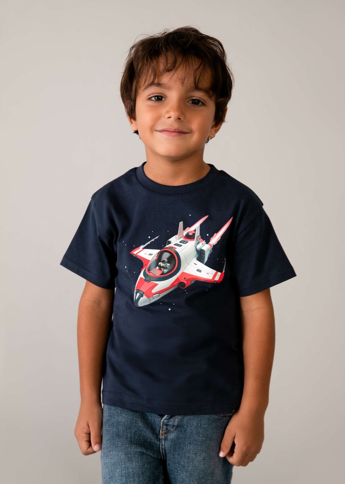 Raketen-T-Shirt für Jungen