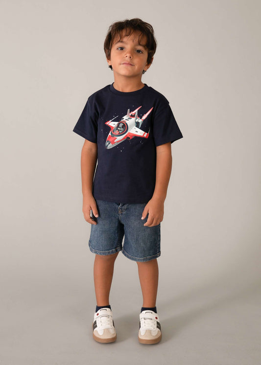 Raketen-T-Shirt für Jungen