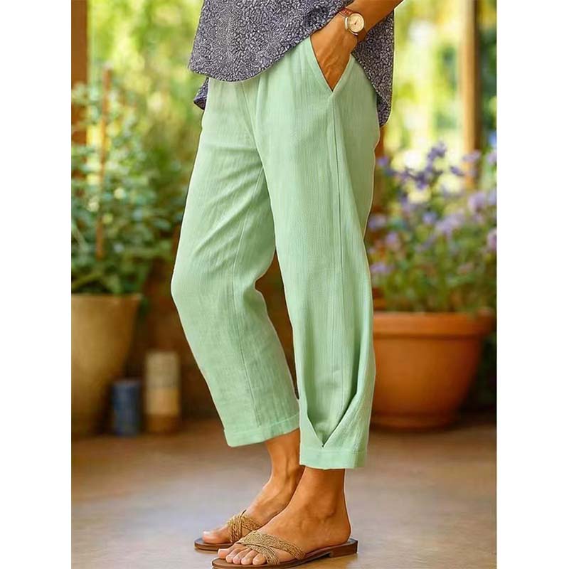 Casual Pants For Women With Elastic Waist